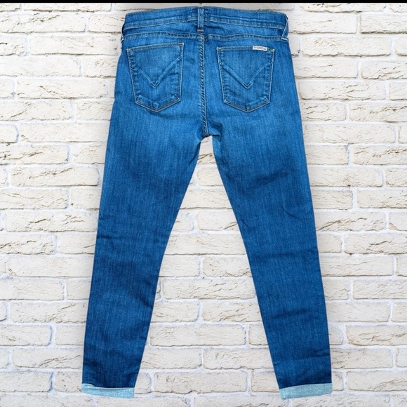 Hudson HARKIN CROP Super skinny cuff Jeans Size 27 - Picture 3 of 6
